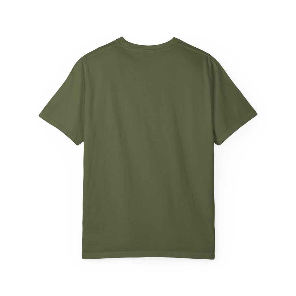 Lazy Cat Energy-Saving Tee, Unisex Garment-Dyed T-shirt, Funny Cat Shirt
