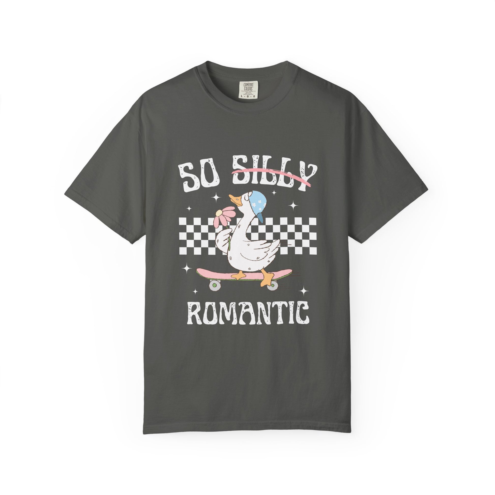 Whimsical Retro T-Shirt - So Silly Romantic Goose Graphic, Fun Tee for Gifts