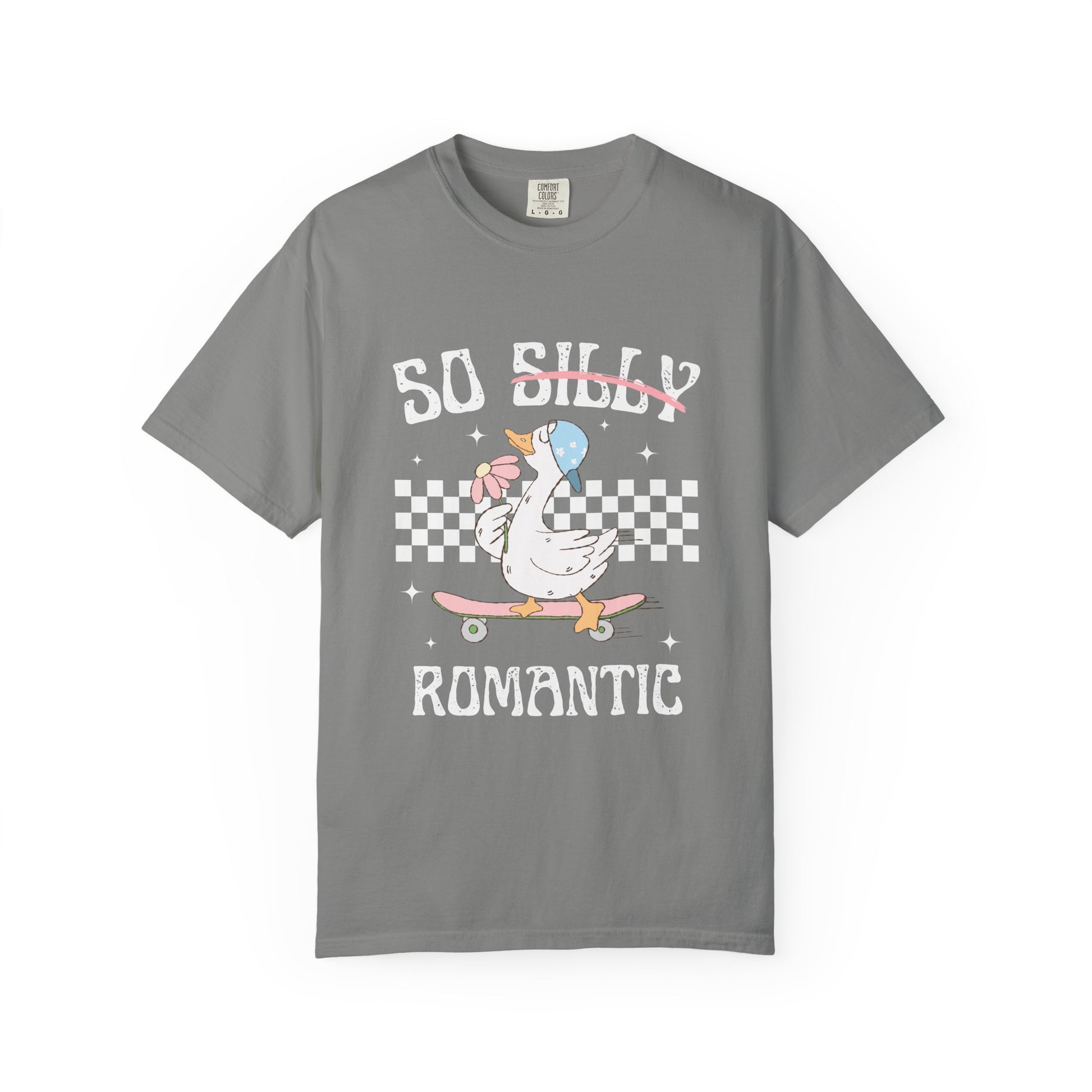 Whimsical Retro T-Shirt - So Silly Romantic Goose Graphic, Fun Tee for Gifts