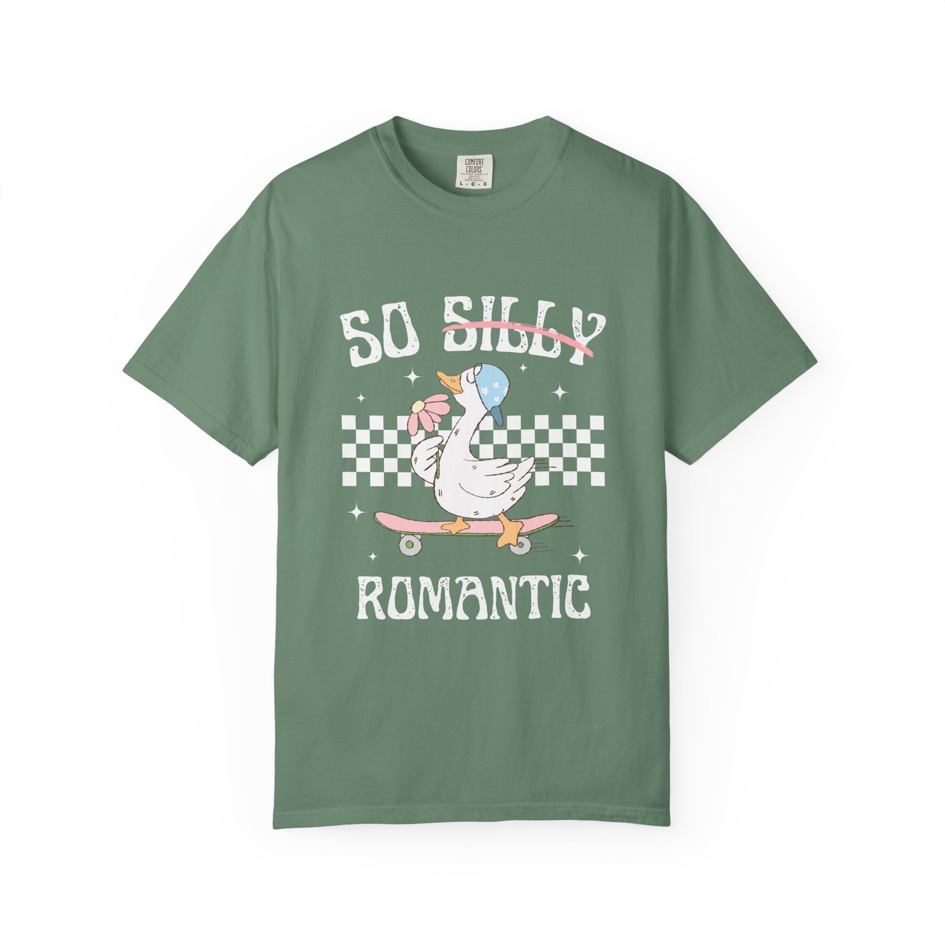 Whimsical Retro T-Shirt - So Silly Romantic Goose Graphic, Fun Tee for Gifts