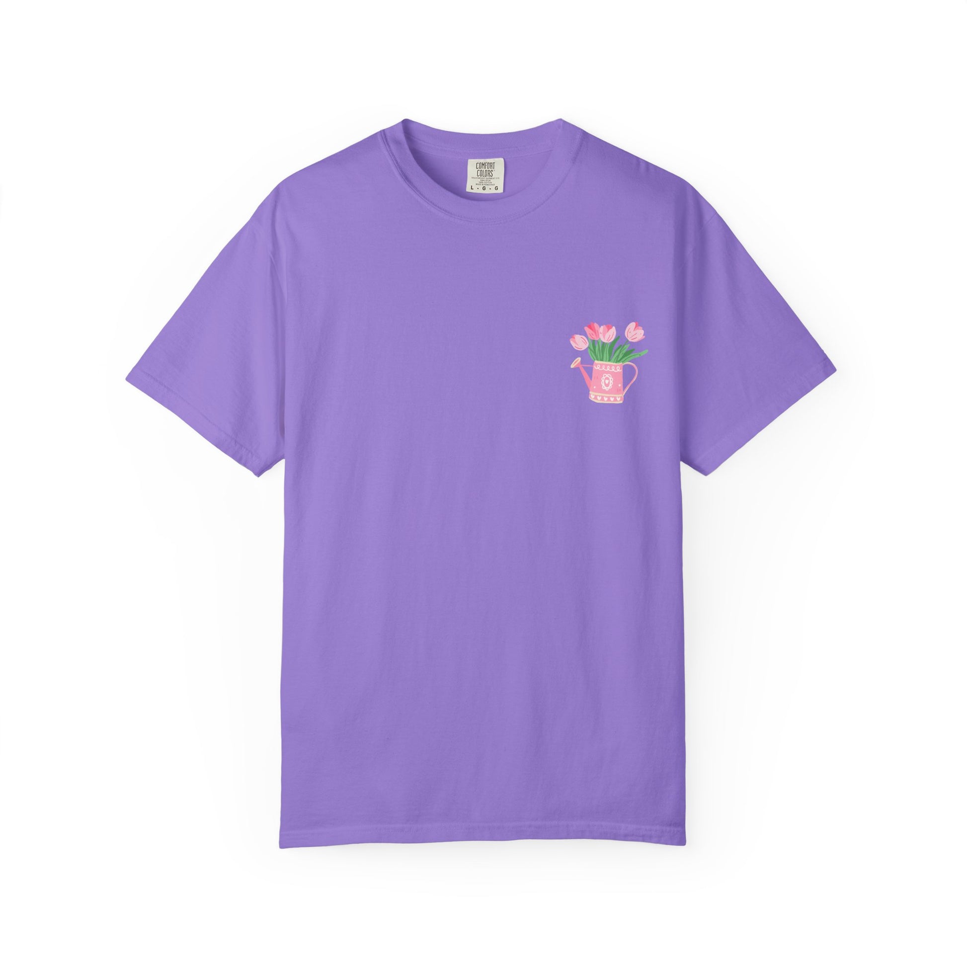 Gardening Enthusiast T-Shirt | Floral Watering Can Design, Tee for Plant Lovers