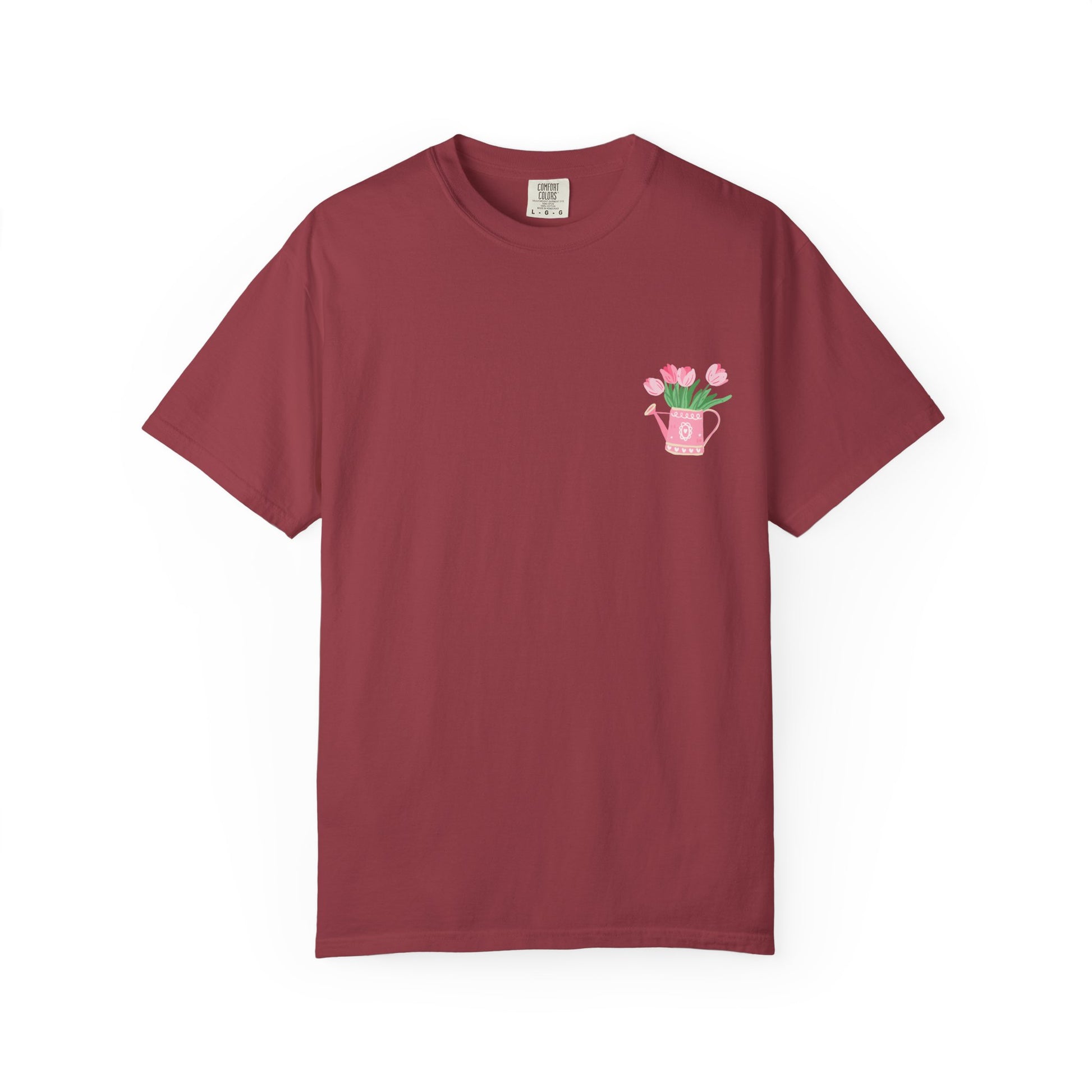 Gardening Enthusiast T-Shirt | Floral Watering Can Design, Tee for Plant Lovers