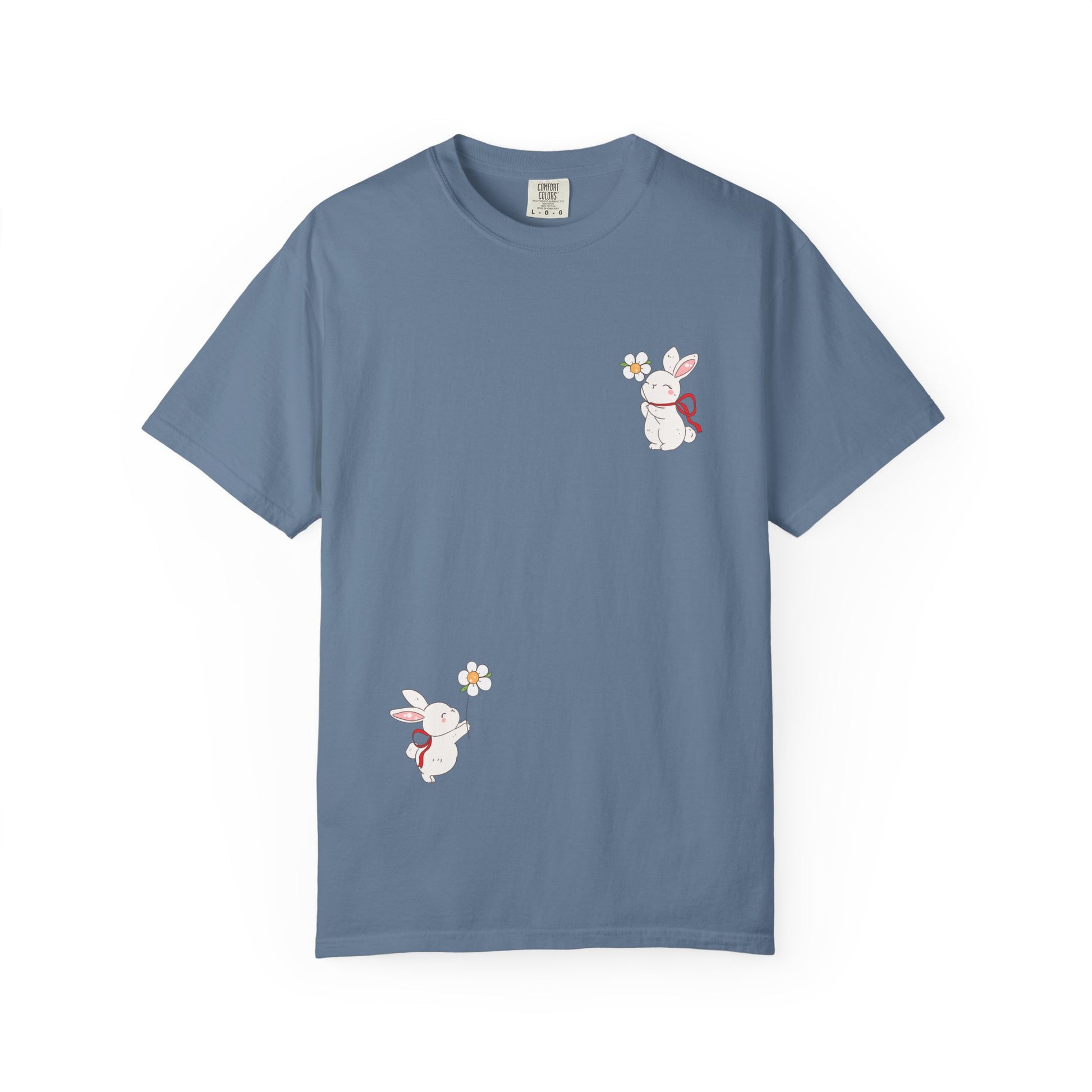 Charming Bunny Graphic T-Shirt, Cute Animal Tee, Rabbit Illustration Top
