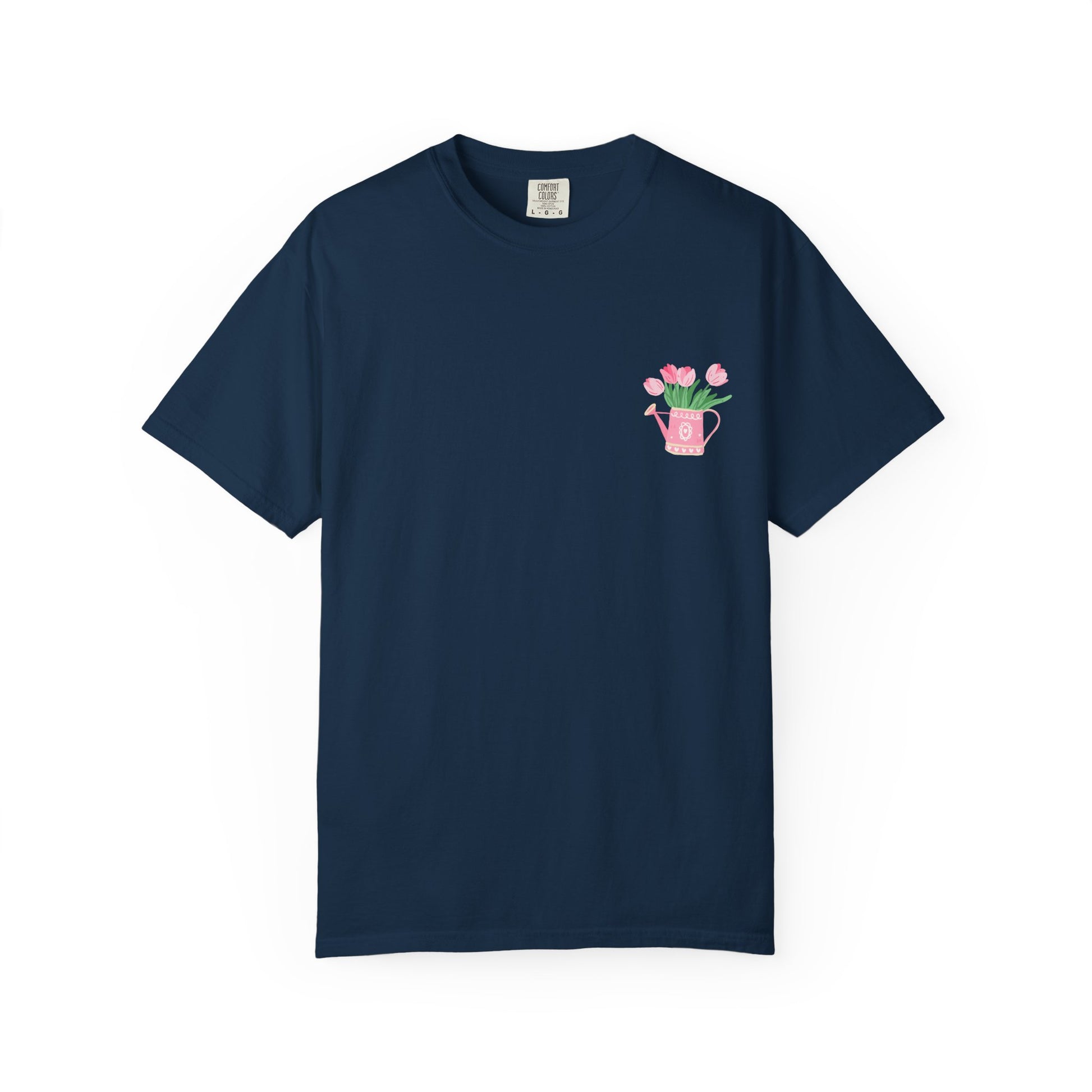 Gardening Enthusiast T-Shirt | Floral Watering Can Design, Tee for Plant Lovers