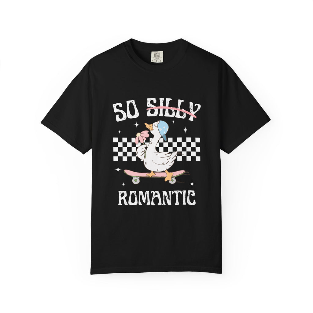 Whimsical Retro T-Shirt - So Silly Romantic Goose Graphic, Fun Tee for Gifts