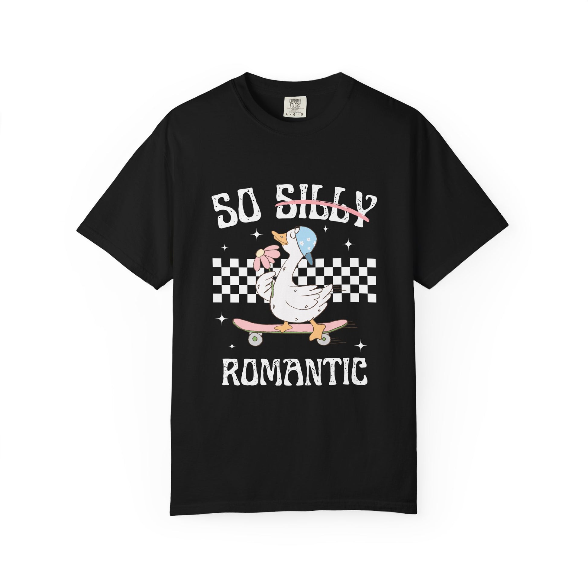 Whimsical Retro T-Shirt - So Silly Romantic Goose Graphic, Fun Tee for Gifts