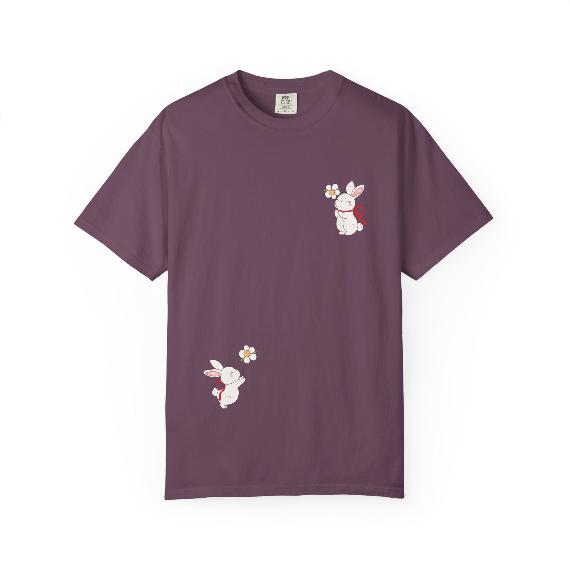 Charming Bunny Graphic T-Shirt, Cute Animal Tee, Rabbit Illustration Top