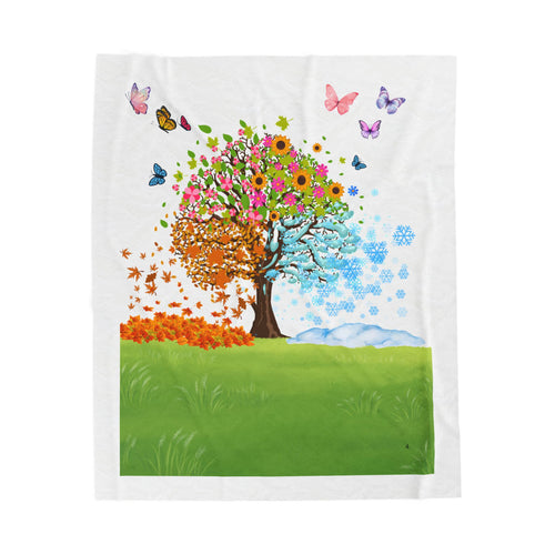 Cozy Home Decor, Perfect Gift, All-Season Throw, Nature-Inspired Blanket