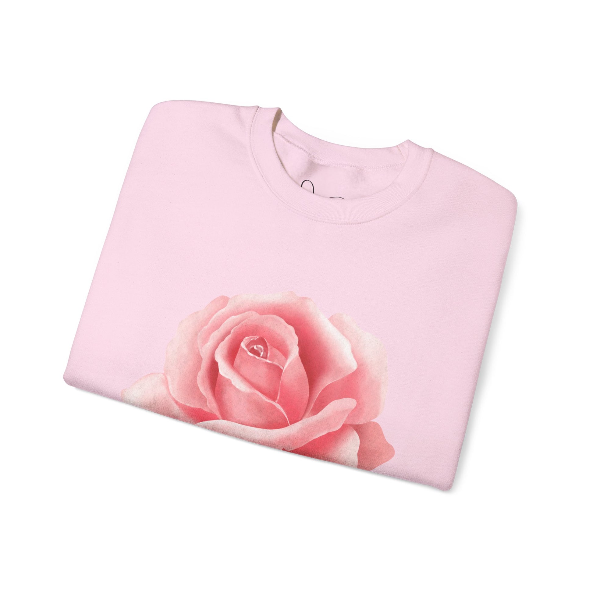 Rose Floral Unisex Crewneck Sweatshirt, Cozy Gift for Women, Spring Fashion, Mother's Day, Casual Layering, Trendy Apparel