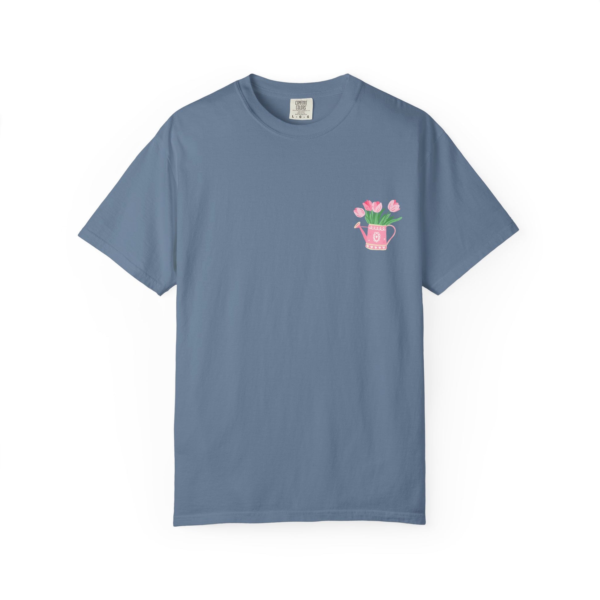Gardening Enthusiast T-Shirt | Floral Watering Can Design, Tee for Plant Lovers