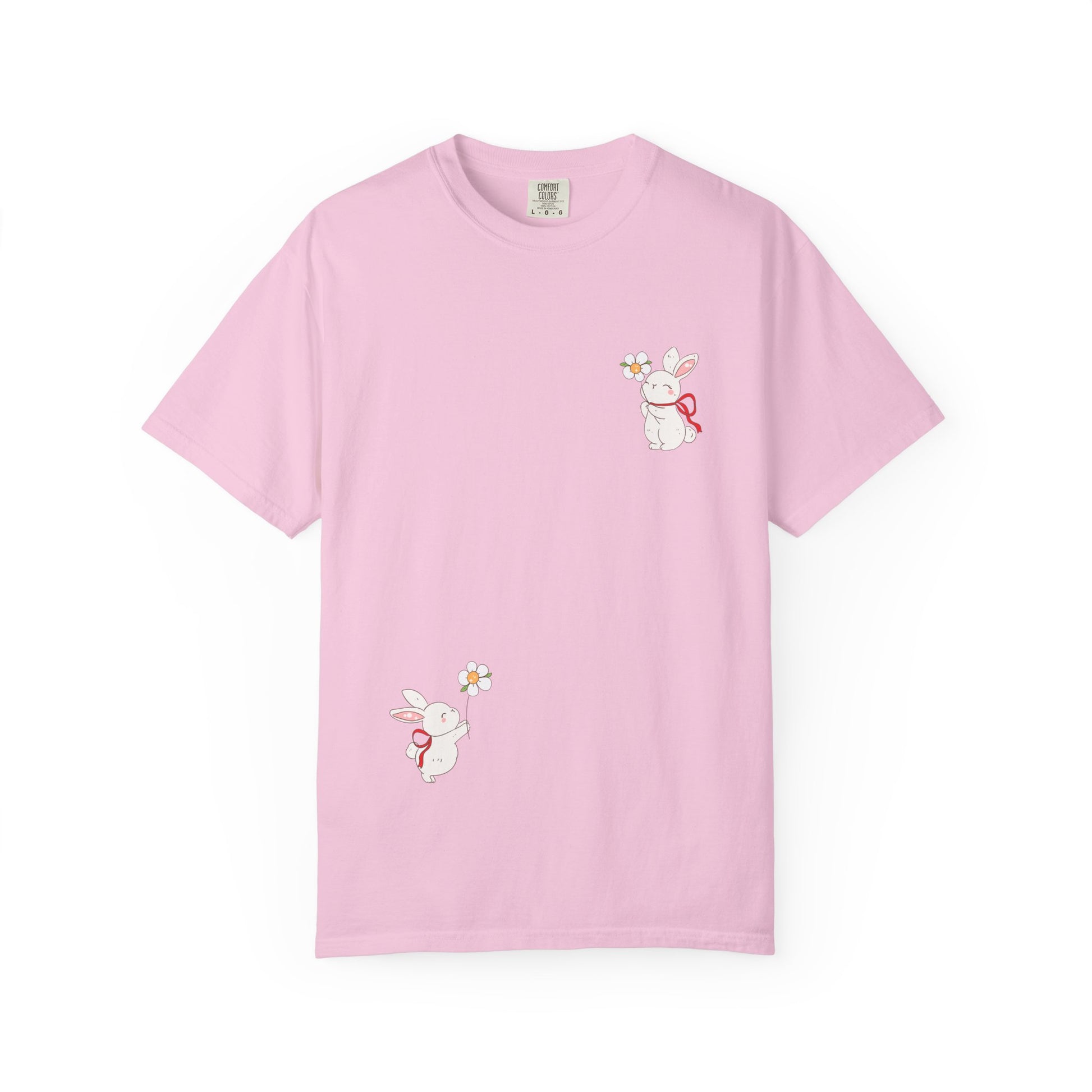 Charming Bunny Graphic T-Shirt, Cute Animal Tee, Rabbit Illustration Top