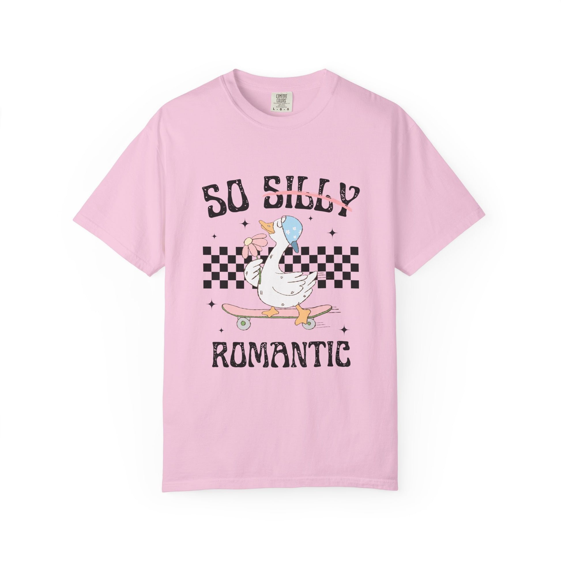 Whimsical Retro T-Shirt - So Silly Romantic Goose Graphic, Fun Tee for Gifts