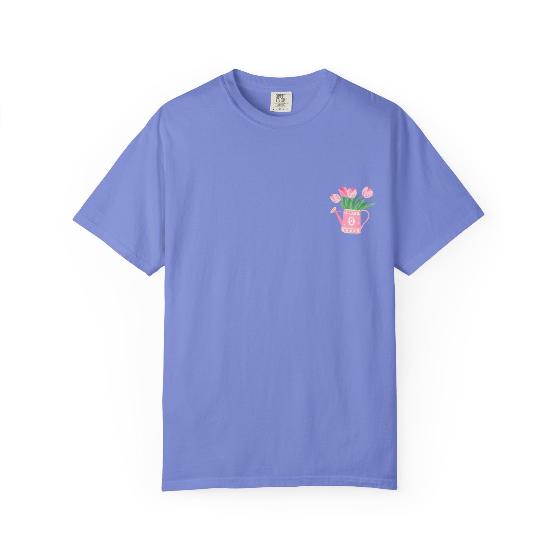 Gardening Enthusiast T-Shirt | Floral Watering Can Design, Tee for Plant Lovers