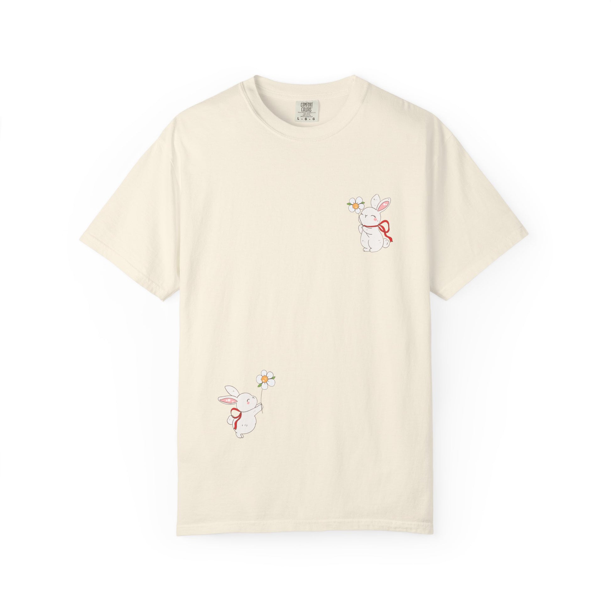 Charming Bunny Graphic T-Shirt, Cute Animal Tee, Rabbit Illustration Top