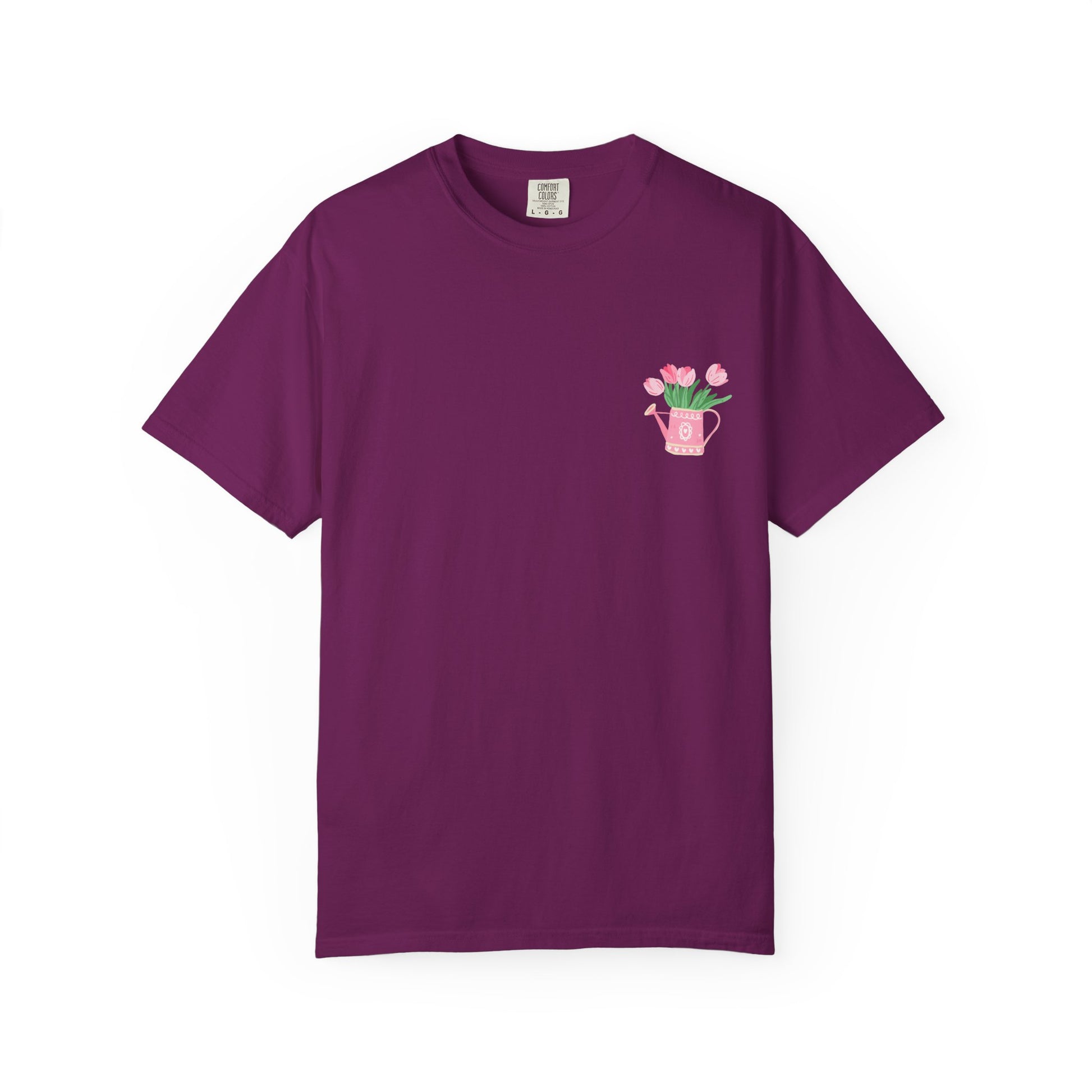 Gardening Enthusiast T-Shirt | Floral Watering Can Design, Tee for Plant Lovers