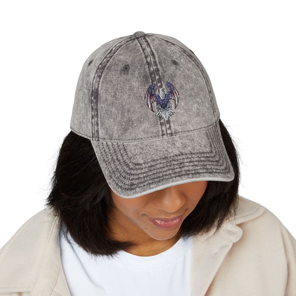 Vintage Embroidered Cap, Stylish Baseball Hat, Unisex