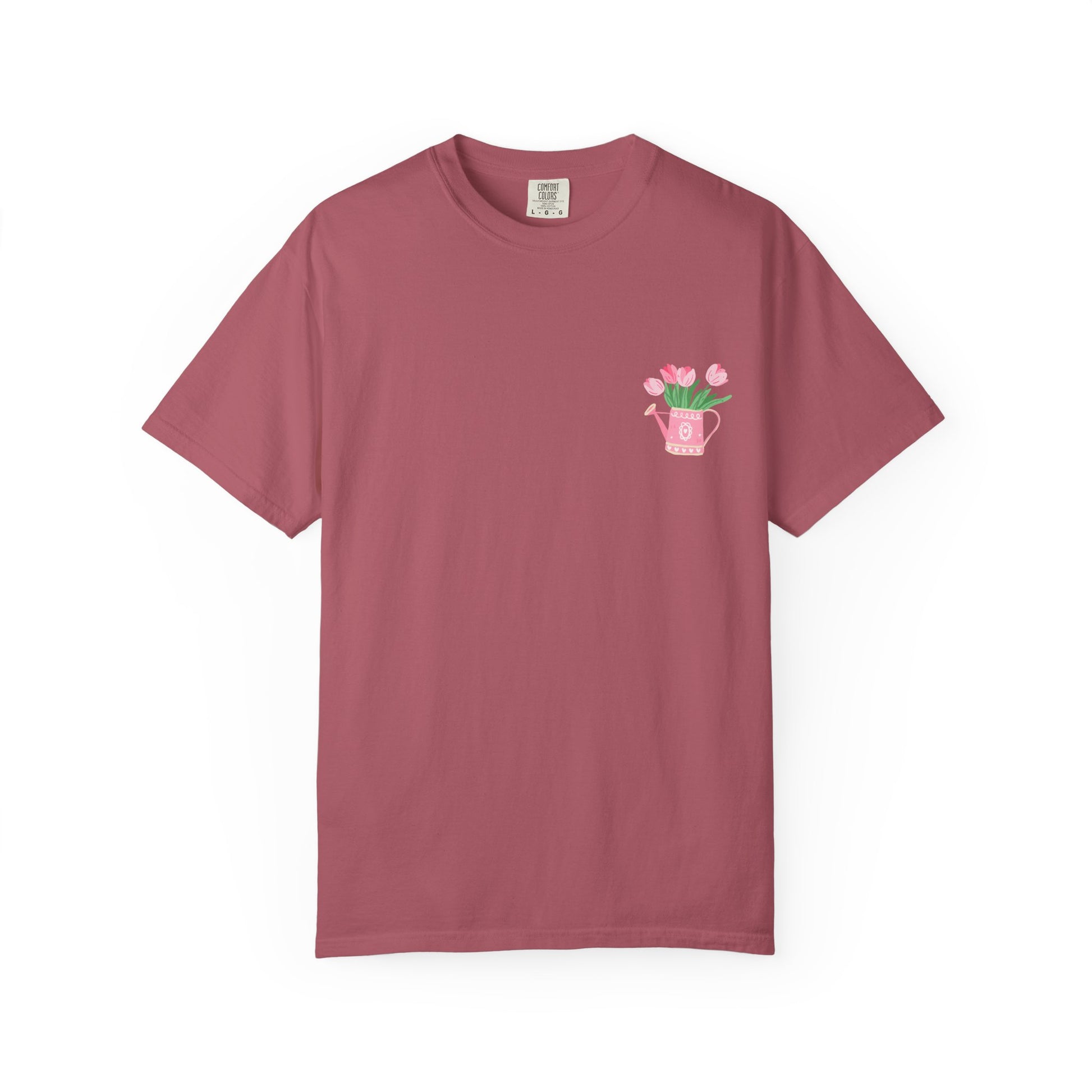 Gardening Enthusiast T-Shirt | Floral Watering Can Design, Tee for Plant Lovers