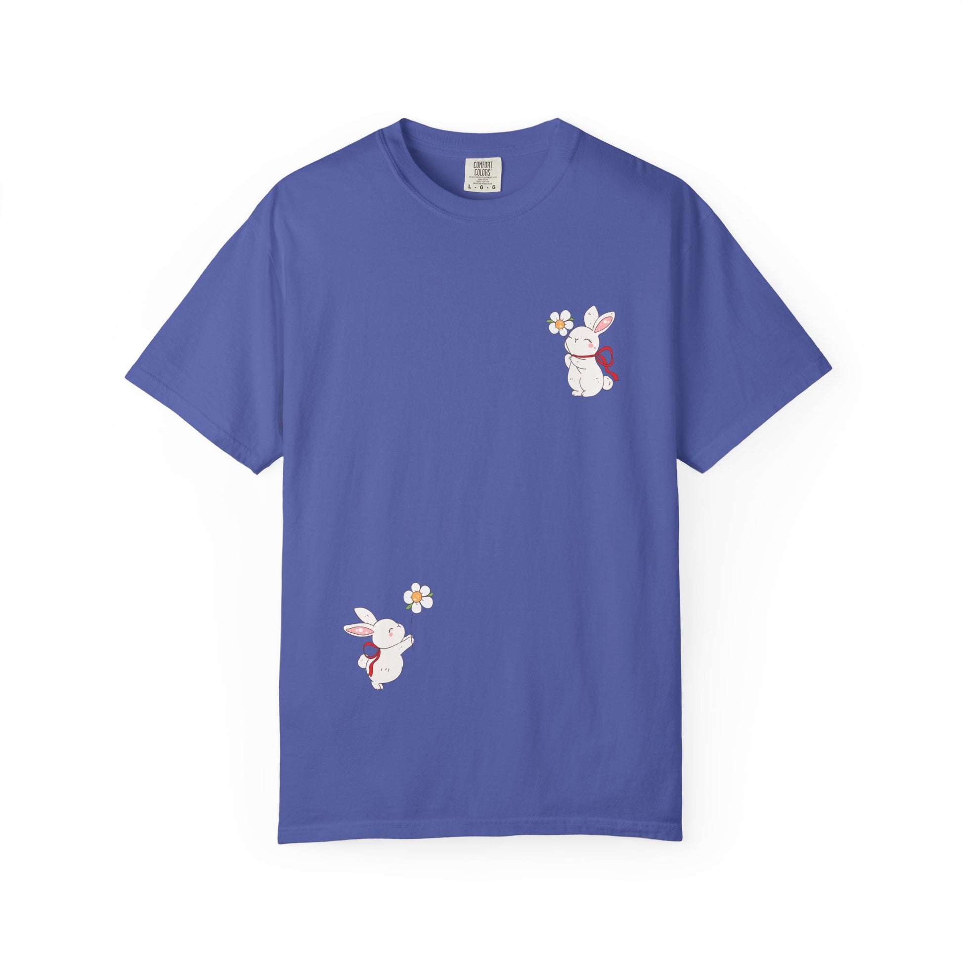 Charming Bunny Graphic T-Shirt, Cute Animal Tee, Rabbit Illustration Top