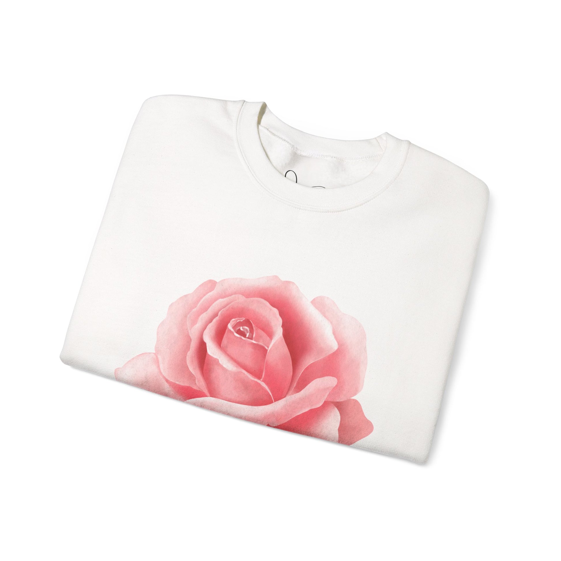 Rose Floral Unisex Crewneck Sweatshirt, Cozy Gift for Women, Spring Fashion, Mother's Day, Casual Layering, Trendy Apparel