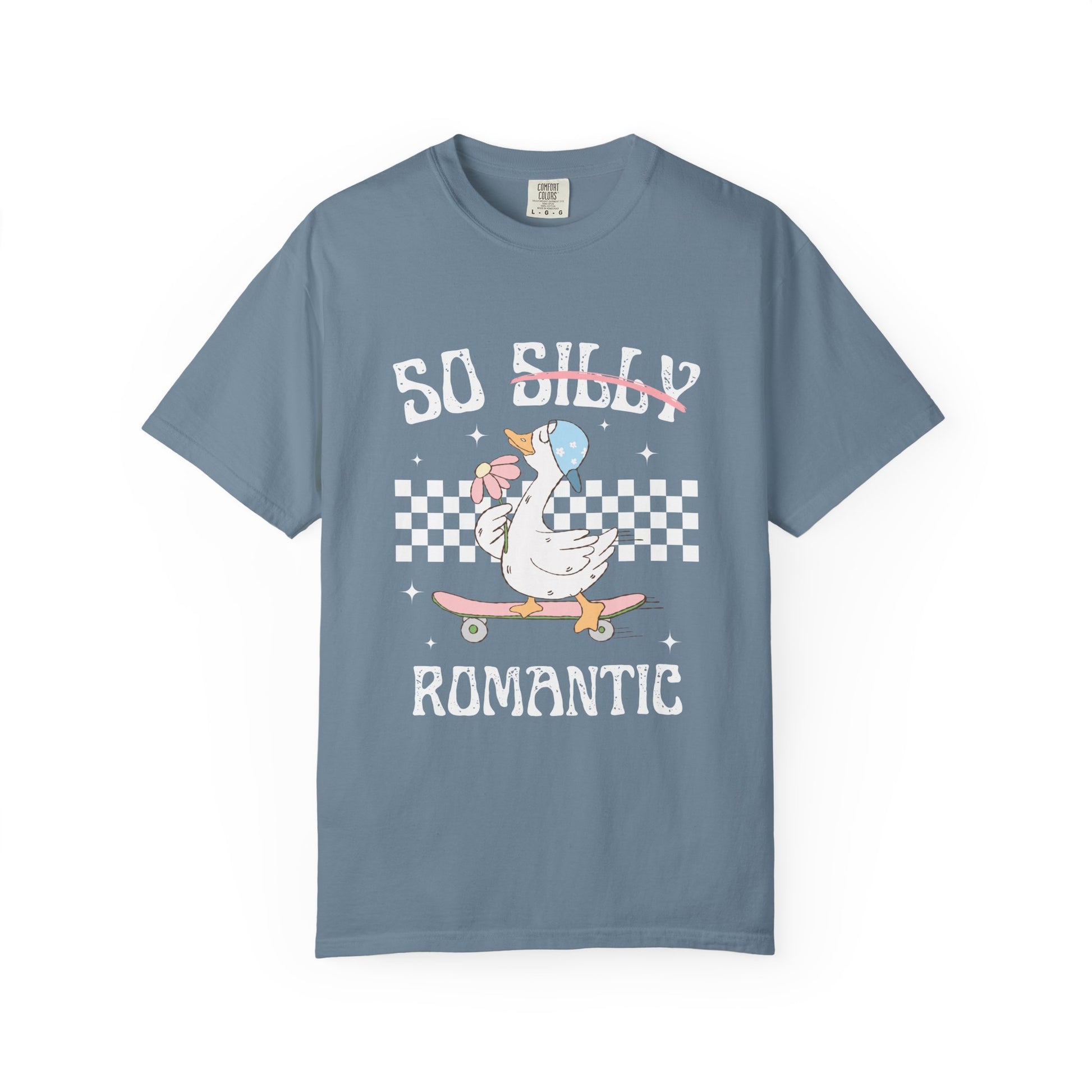 Whimsical Retro T-Shirt - So Silly Romantic Goose Graphic, Fun Tee for Gifts