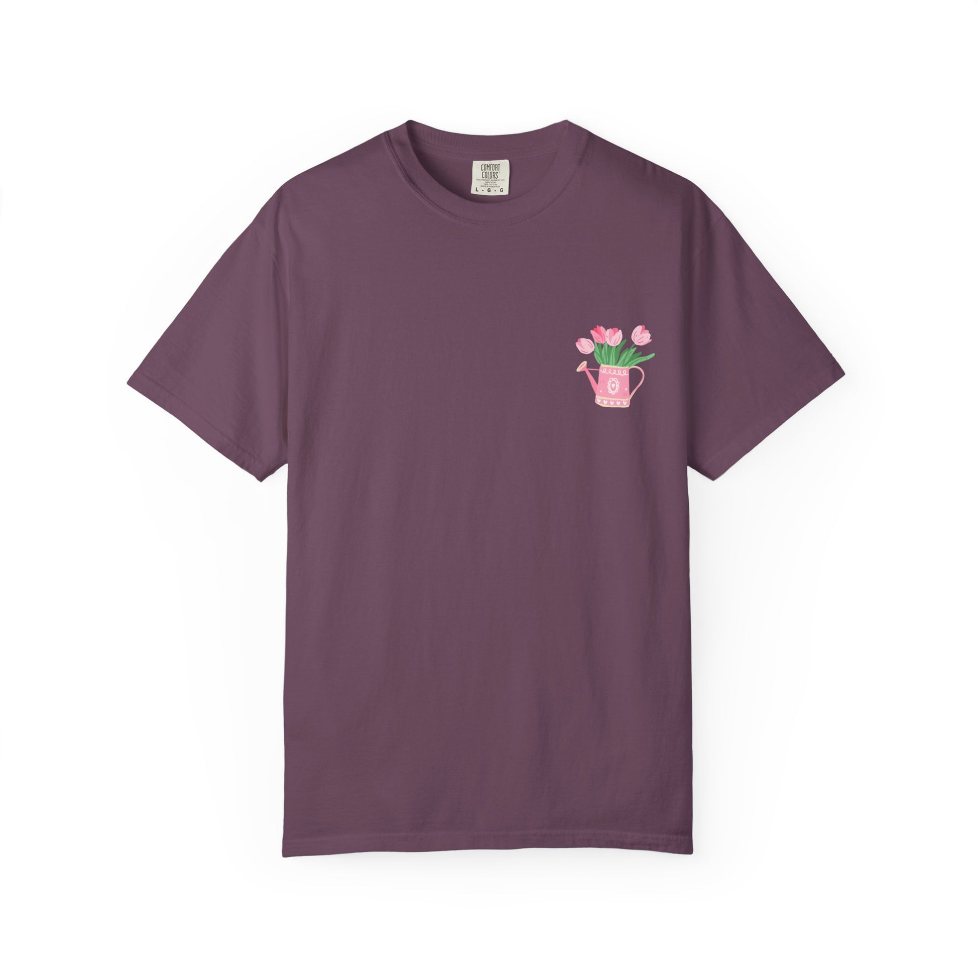 Gardening Enthusiast T-Shirt | Floral Watering Can Design, Tee for Plant Lovers