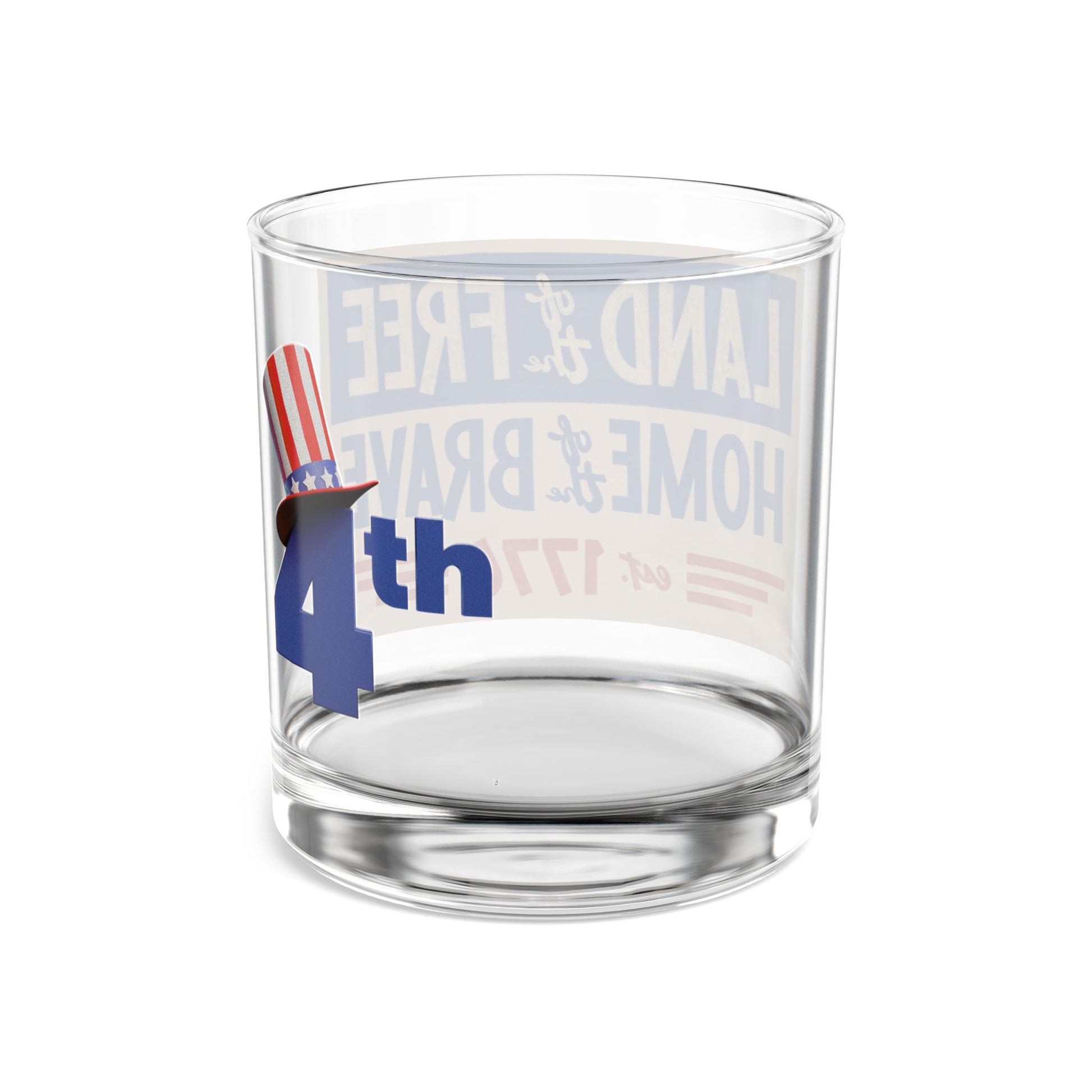 Patriotic Rocks Glass, 10oz | Perfect for July 4th, Americana Decor, Gift for Veterans
