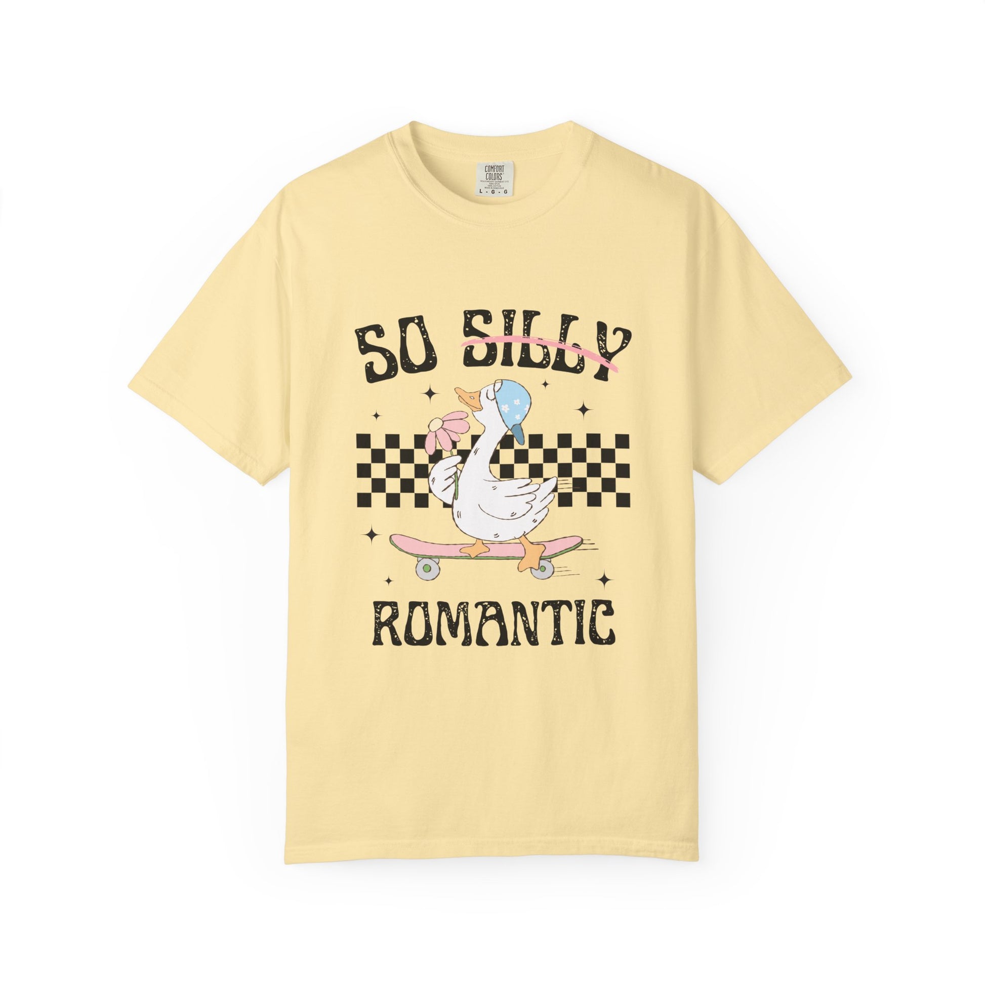 Whimsical Retro T-Shirt - So Silly Romantic Goose Graphic, Fun Tee for Gifts