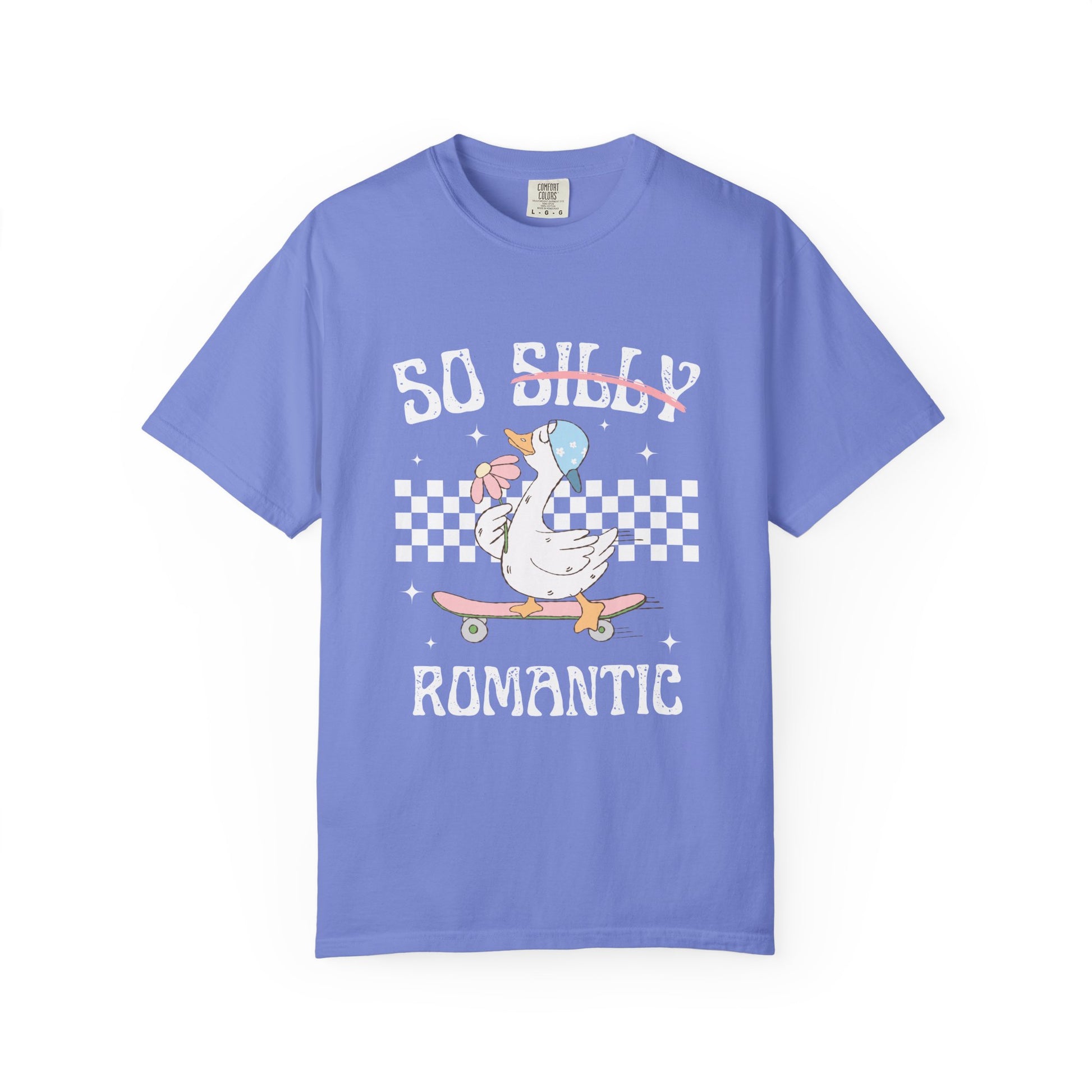 Whimsical Retro T-Shirt - So Silly Romantic Goose Graphic, Fun Tee for Gifts
