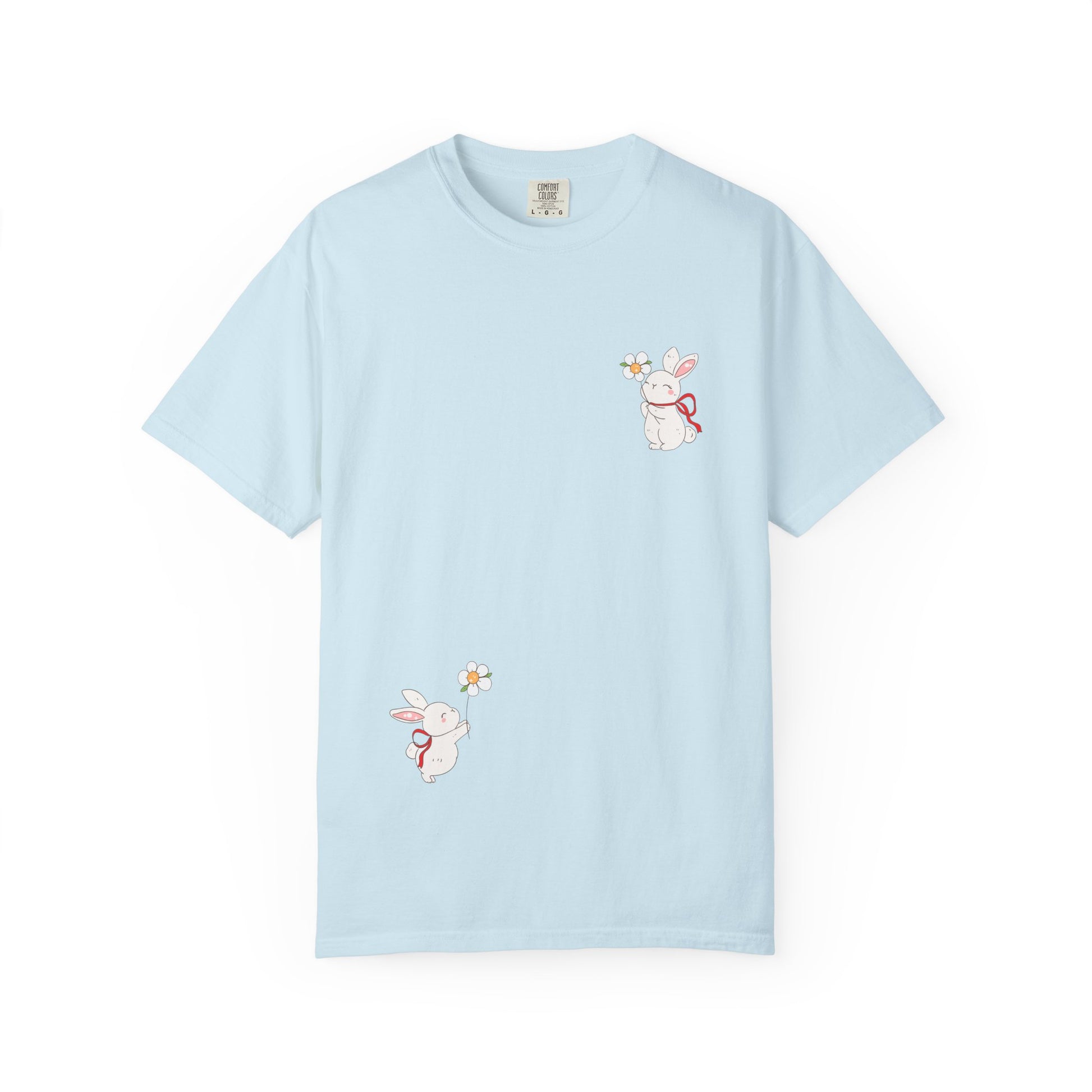 Charming Bunny Graphic T-Shirt, Cute Animal Tee, Rabbit Illustration Top