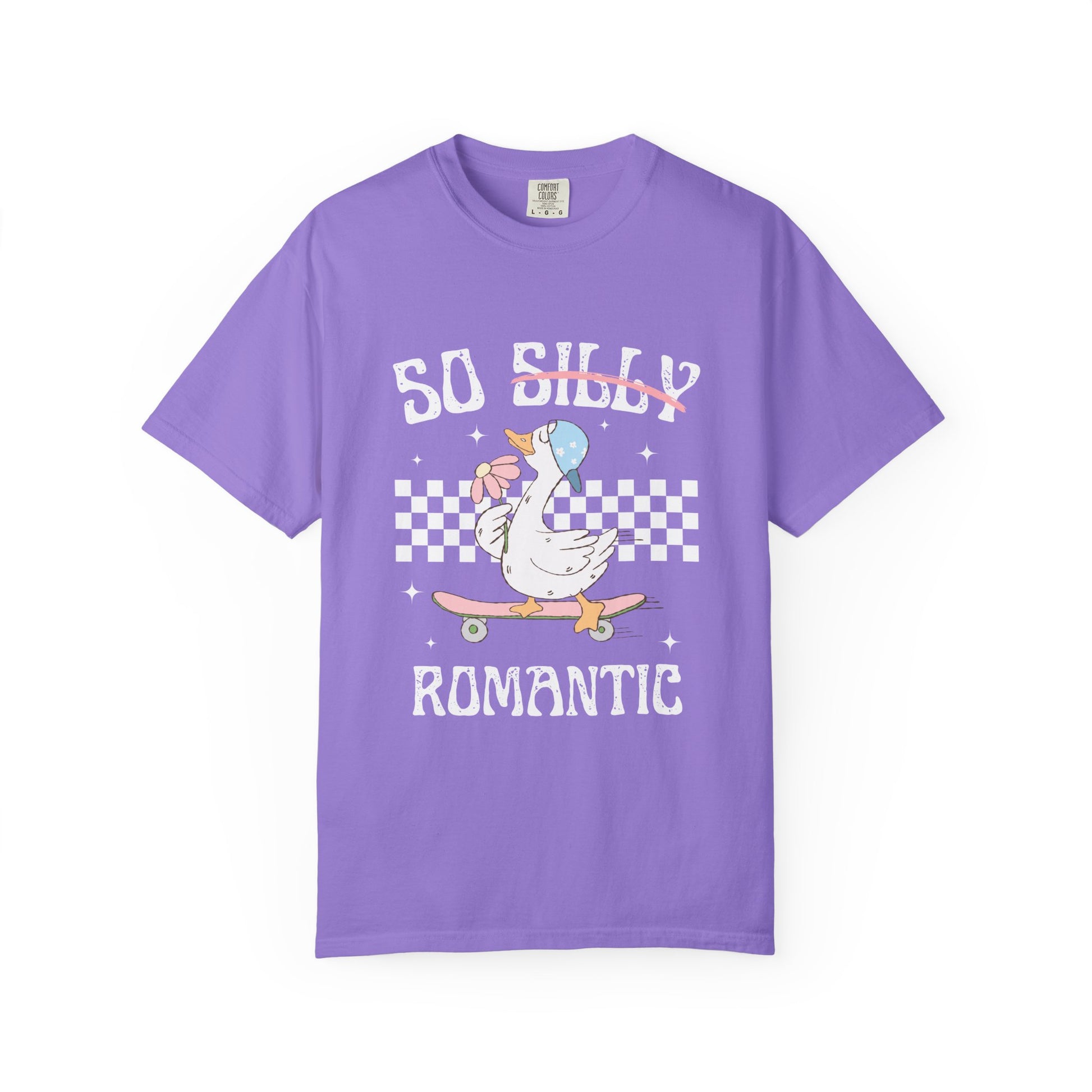 Whimsical Retro T-Shirt - So Silly Romantic Goose Graphic, Fun Tee for Gifts