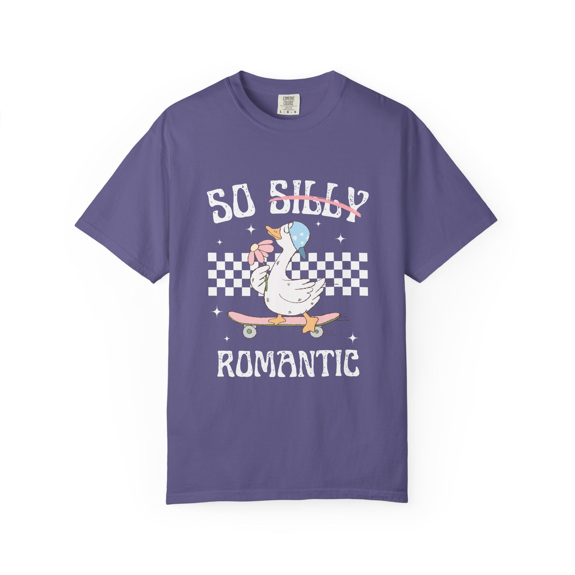 Whimsical Retro T-Shirt - So Silly Romantic Goose Graphic, Fun Tee for Gifts