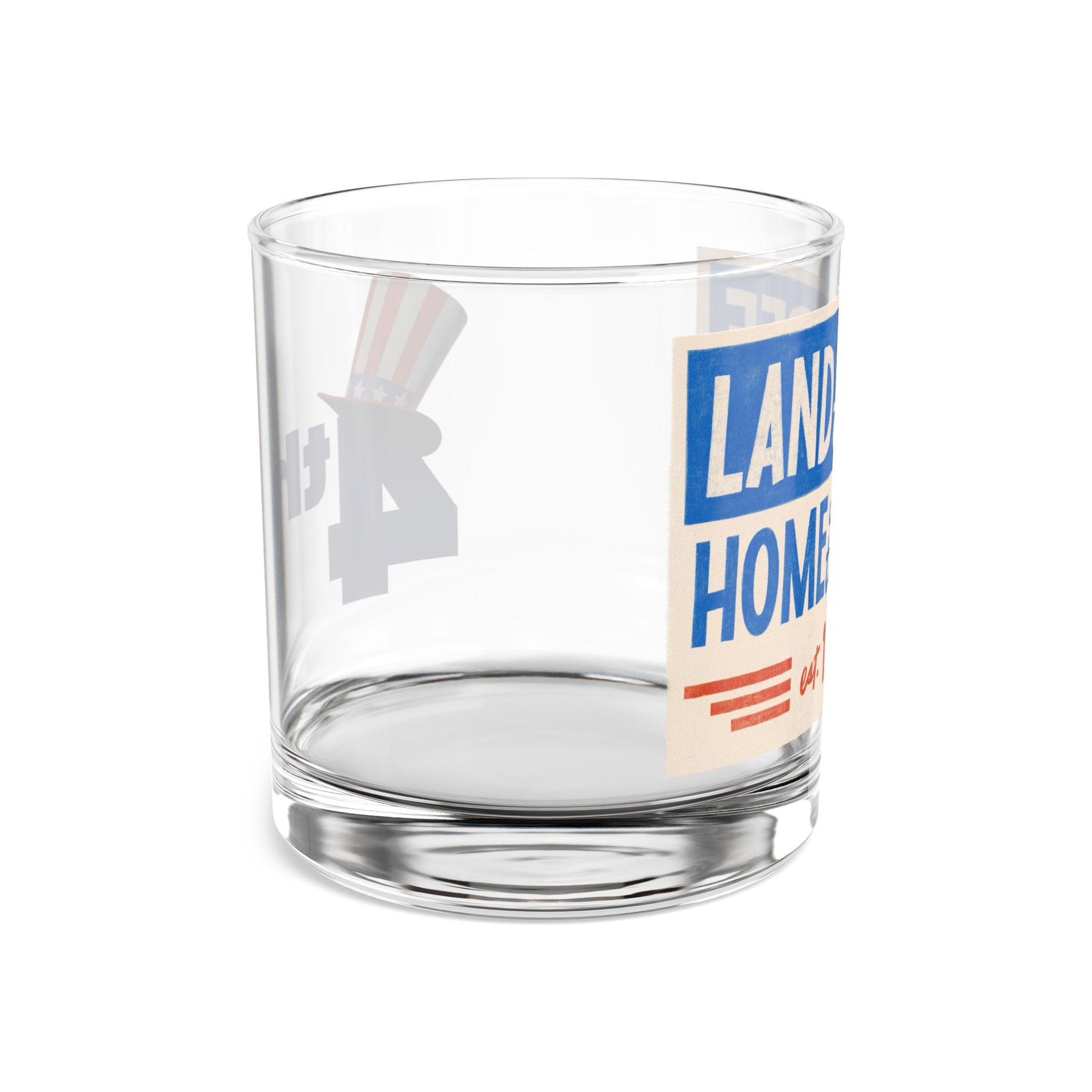 Patriotic Rocks Glass, 10oz | Perfect for July 4th, Americana Decor, Gift for Veterans