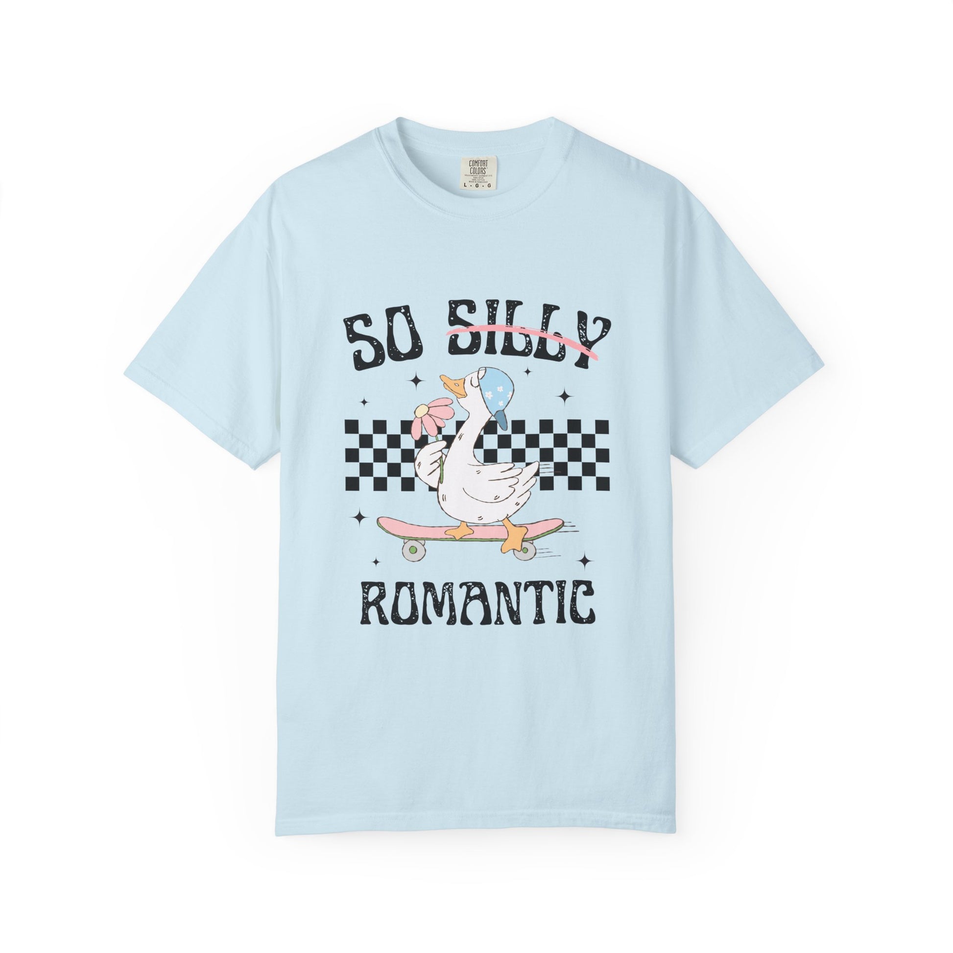Whimsical Retro T-Shirt - So Silly Romantic Goose Graphic, Fun Tee for Gifts